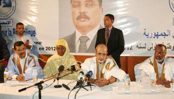 Dirigeants de l'UPR, parti au pouvoir en Mauritanie (Photo : JA)